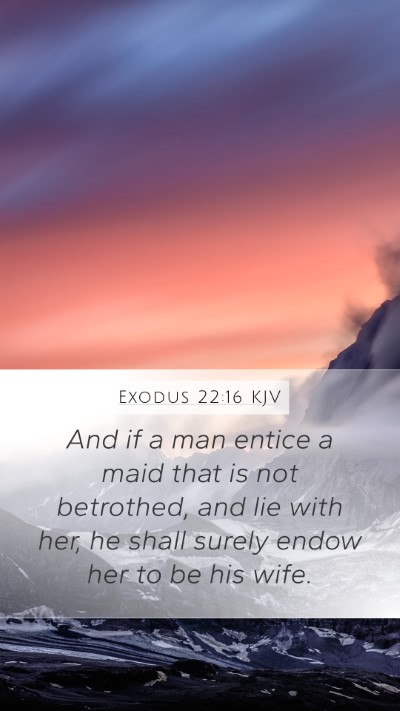 Exodus 22:16 KJV Bible Verse Image