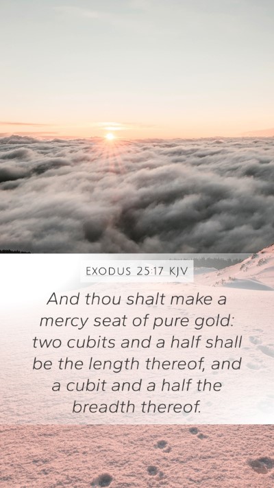 Exodus 25:17 KJV Bible Verse Image