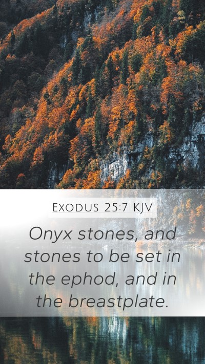 Exodus 25:7 KJV Bible Verse Image