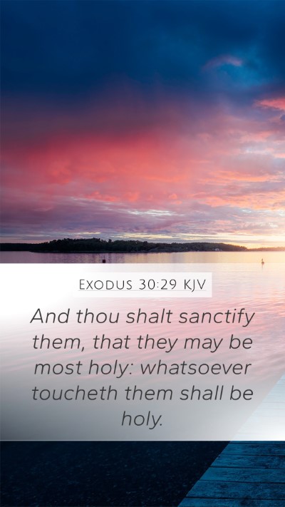 Exodus 30:29 KJV Bible Verse Image