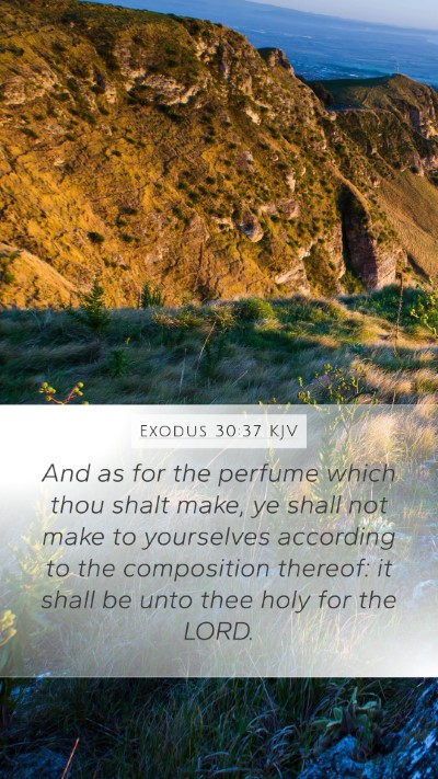 Exodus 30:37 KJV Bible Verse Image