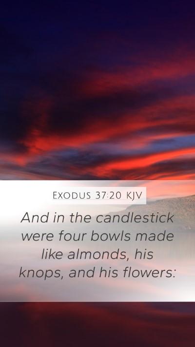 Exodus 37:20 KJV Bible Verse Image