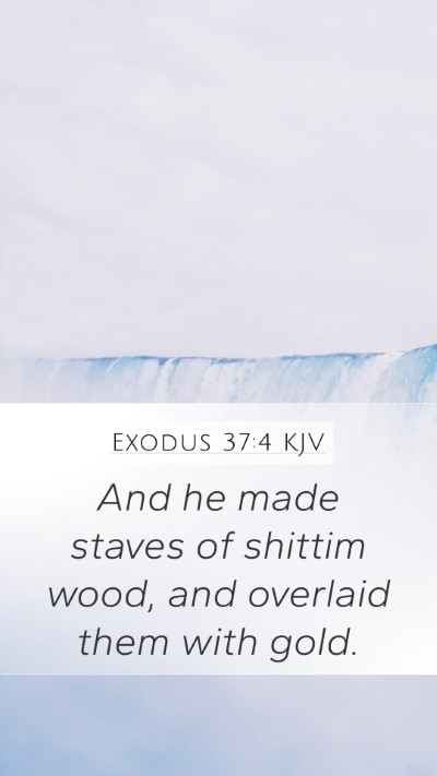 Exodus 37:4 KJV Bible Verse Image