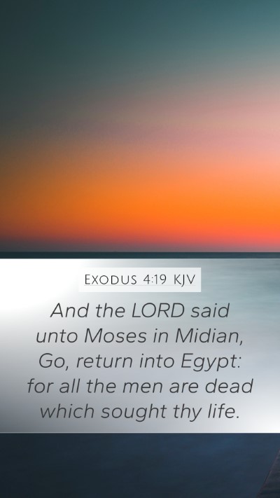 Exodus 4:19 KJV Bible Verse Image