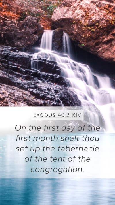 Exodus 40:2 KJV Bible Verse Image