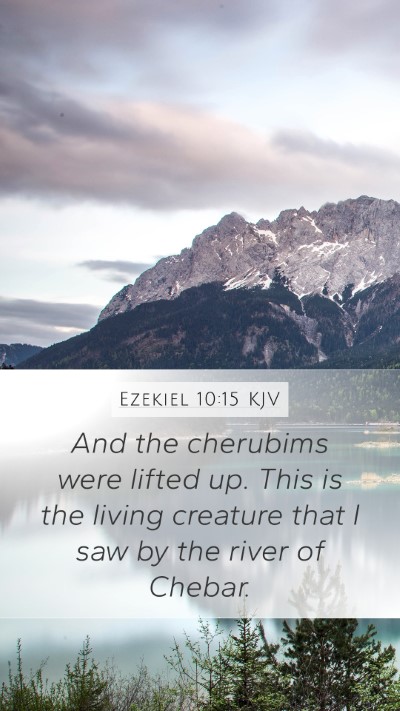 Ezekiel 10:15 KJV Bible Verse Image