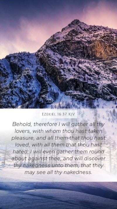 Ezekiel 16:37 KJV Bible Verse Image