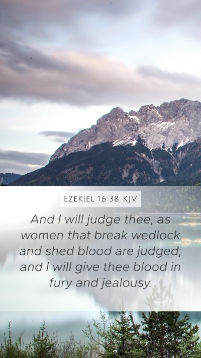 Ezekiel 16:38 KJV Bible Verse Image