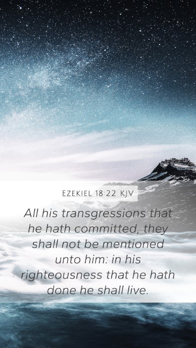 Ezekiel 18:22 KJV Bible Verse Image