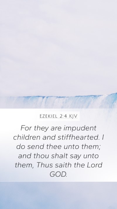 Ezekiel 2:4 KJV Bible Verse Image