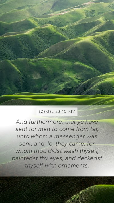 Ezekiel 23:40 KJV Bible Verse Image