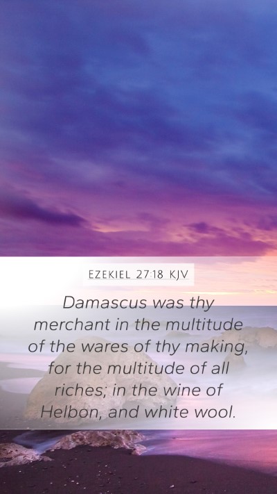 Ezekiel 27:18 KJV Bible Verse Image