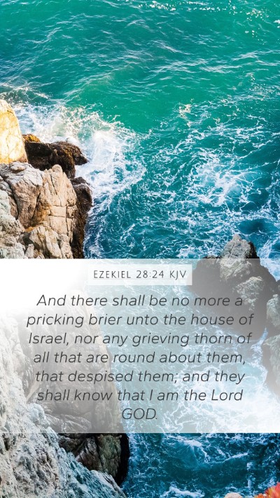 Ezekiel 28:24 KJV Bible Verse Image