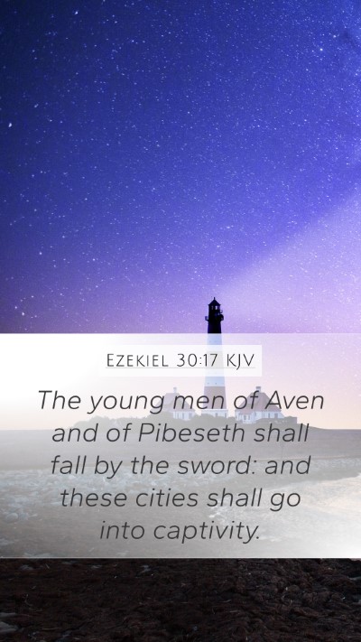 Ezekiel 30:17 KJV Bible Verse Image