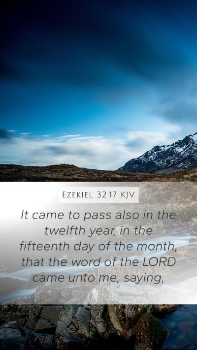Ezekiel 32:17 KJV Bible Verse Image