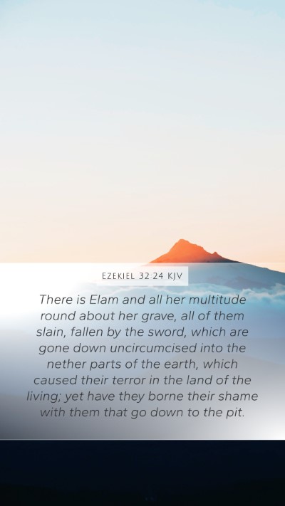 Ezekiel 32:24 KJV Bible Verse Image