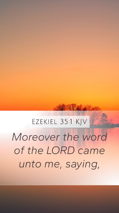 Ezekiel 35:1 KJV Bible Verse Image