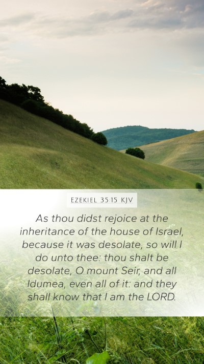 Ezekiel 35:15 KJV Bible Verse Image