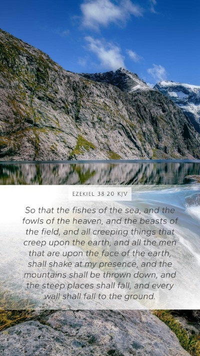 Ezekiel 38:20 KJV Bible Verse Image