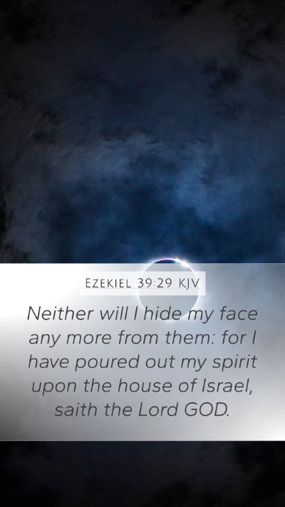 Ezekiel 39:29 KJV Bible Verse Image
