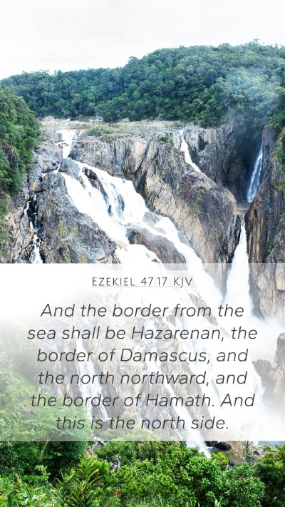 Ezekiel 47:17 KJV Bible Verse Image