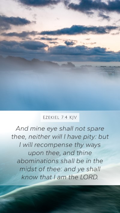 Ezekiel 7:4 KJV Bible Verse Image