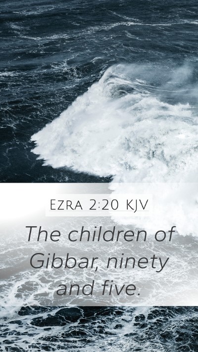 Ezra 2:20 KJV Bible Verse Image