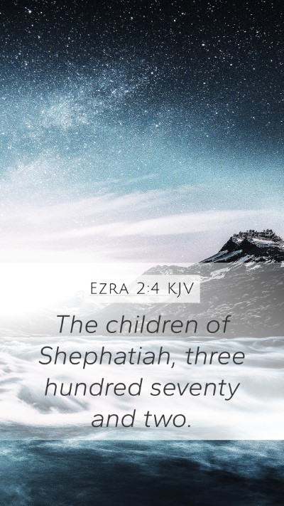 Ezra 2:4 KJV Bible Verse Image