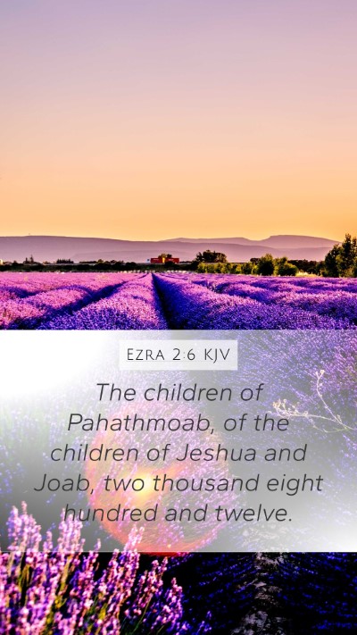 Ezra 2:6 KJV Bible Verse Image