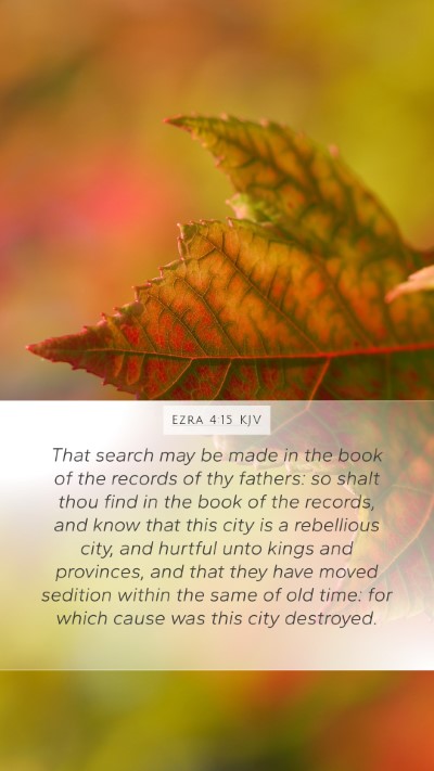 Ezra 4:15 KJV Bible Verse Image