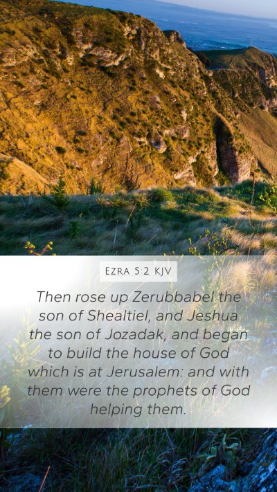 Ezra 5:2 KJV Bible Verse Image