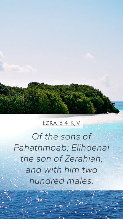 Ezra 8:4 KJV Bible Verse Image