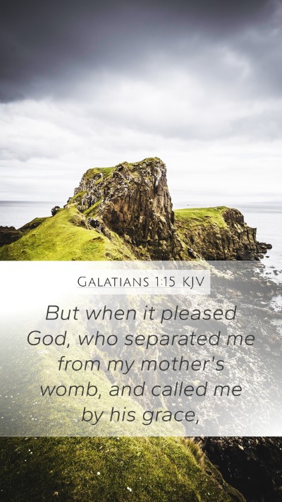 Galatians 1:15 KJV Bible Verse Image