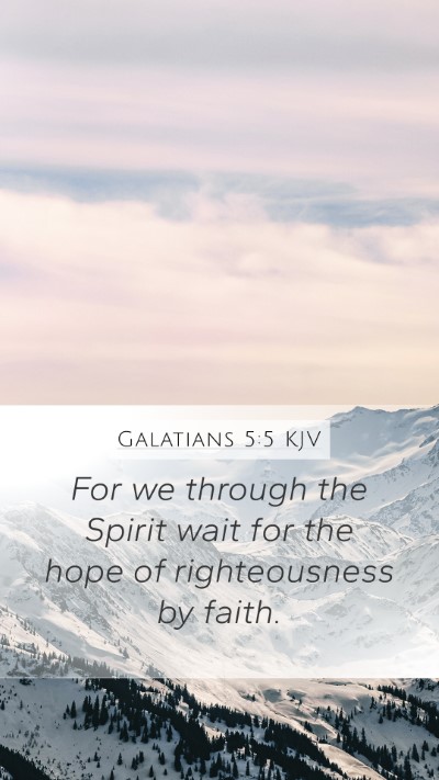 Galatians 5:5 KJV Bible Verse Image