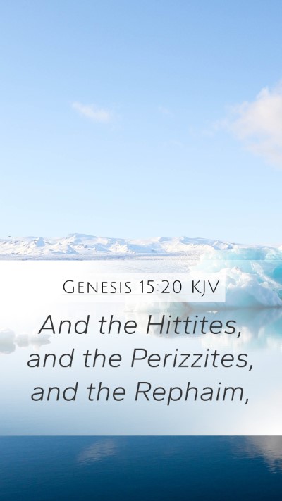 Genesis 15:20 KJV Bible Verse Image