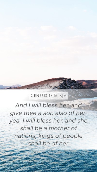 Genesis 17:16 KJV Bible Verse Image