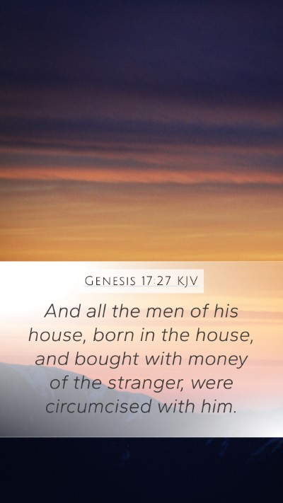 Genesis 17:27 KJV Bible Verse Image