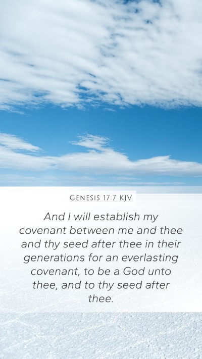 Genesis 17:7 KJV Bible Verse Image