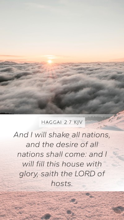Haggai 2:7 KJV Bible Verse Image