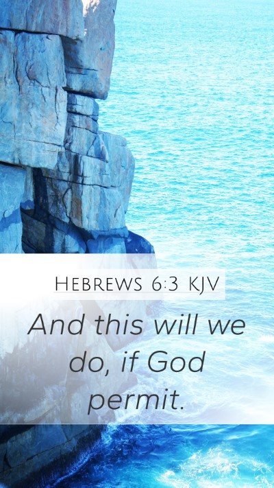 Hebrews 6:3 KJV Bible Verse Image