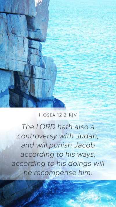 Hosea 12:2 KJV Bible Verse Image