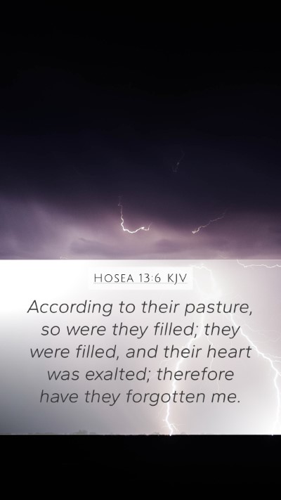 Hosea 13:6 KJV Bible Verse Image