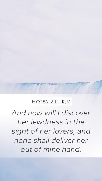 Hosea 2:10 KJV Bible Verse Image