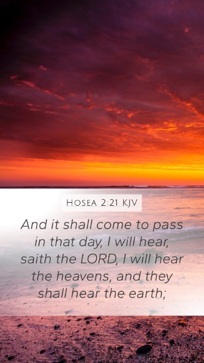 Hosea 2:21 KJV Bible Verse Image