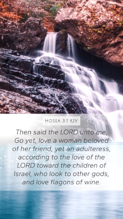 Hosea 3:1 KJV Bible Verse Image