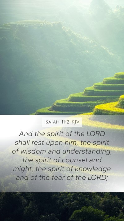 Isaiah 11:2 KJV Bible Verse Image