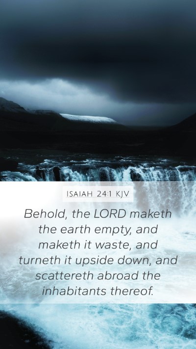 Isaiah 24:1 KJV Bible Verse Image