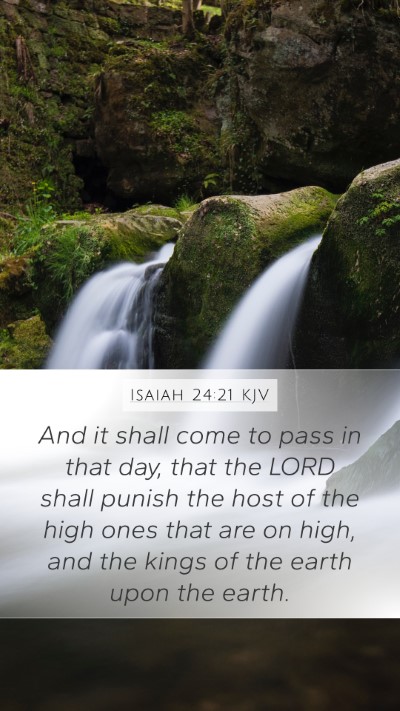 Isaiah 24:21 KJV Bible Verse Image