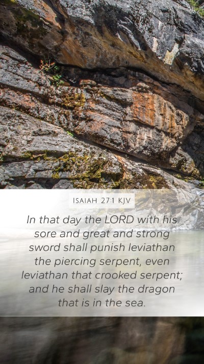 Isaiah 27:1 KJV Bible Verse Image
