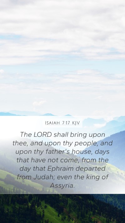Isaiah 7:17 KJV Bible Verse Image